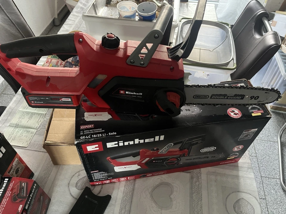 Einhell GE-LC 18/25 Li-Solo Cordless Chainsaw - No Battery And Charger - Image 2 of 2