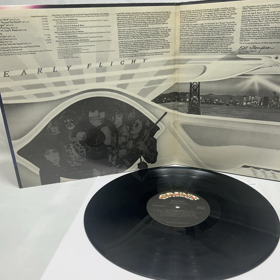Jefferson Airplane - Early Flight (LP) (Near Mint (NM or M-)) - 3717917743 - Image 3 of 4