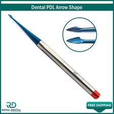 PDL Arrow Shape Elevator Dental Luxating Serrated Spade Luxation Titanium Coated