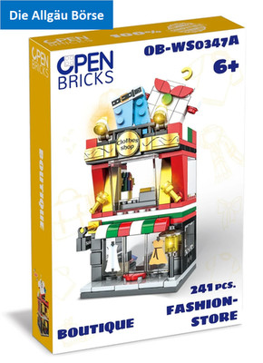 Open Bricks OB-WS0347A Boutique Fashion-Store Klemmbausteine Mode ab 6 Neu OVP