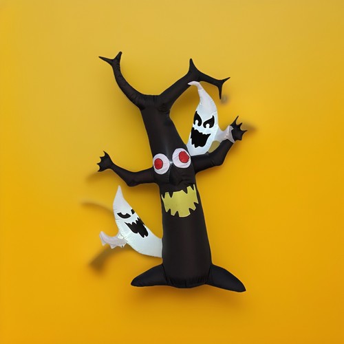 Inflatable Haunted Tree with Ghost