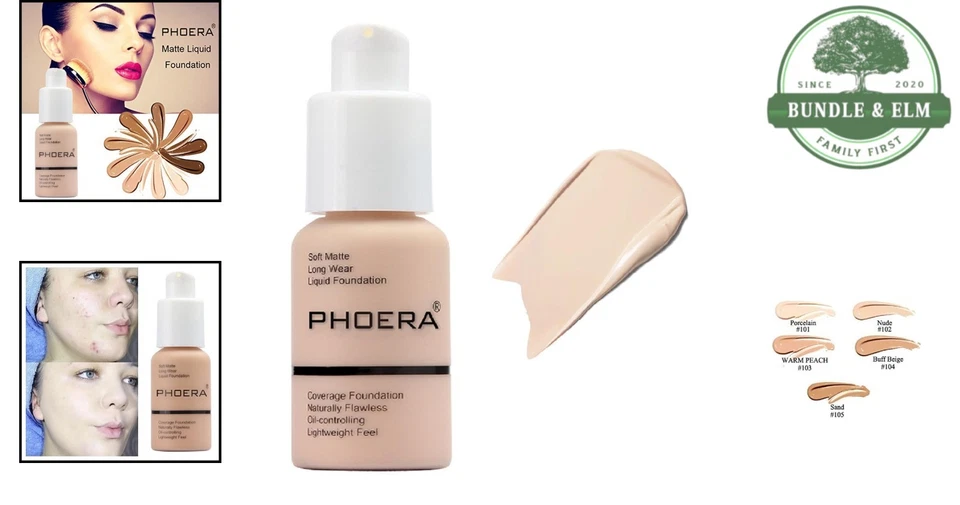 Matte Oil Control Concealer Cream Face Makeup Waterproof Full Coverage - Image 2 of 4