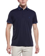 Camisa Polo Tailorbyrd Micro Perforada Performance Para Hombre Azul Marino S
