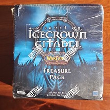Assault on Icecrown Citadel Treasure Pack booster box BLEMISHED wow TCG warcraft
