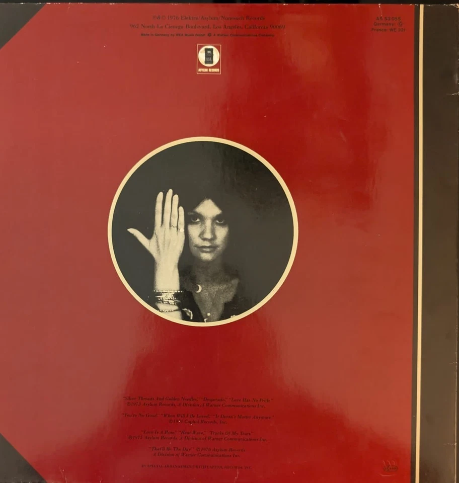 Linda Ronstadt Greatest Hits Vinyl Record VG/VG AS-53055 1976 - Image 2 of 2