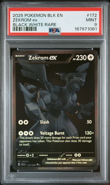 Zekrom ex #172 (Black Bolt (2025))