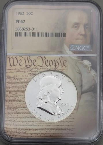 1962 Franklin Half Dollar NGC PF 67 50c We The People Holder