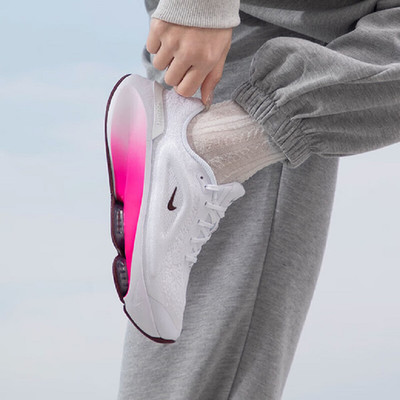 Nike Versair Weiß Rot Damen Sneaker Schuhe Größe UK 7_9