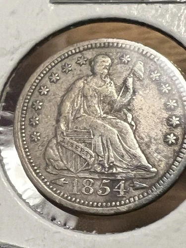 1854 Seated Liberty Half Dime Arrows . Pre CIVIL WAR ***Lot ~A~15*