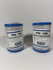 IPW-CB6 Carbon Block Filter 4.5 in OD Chlorine Removal 2-Pack