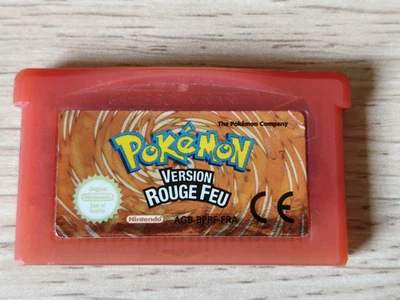 Pokémon Version Rouge Feu - Nintendo Game Boy Advance PAL FR - Authentique - Photo 1/4