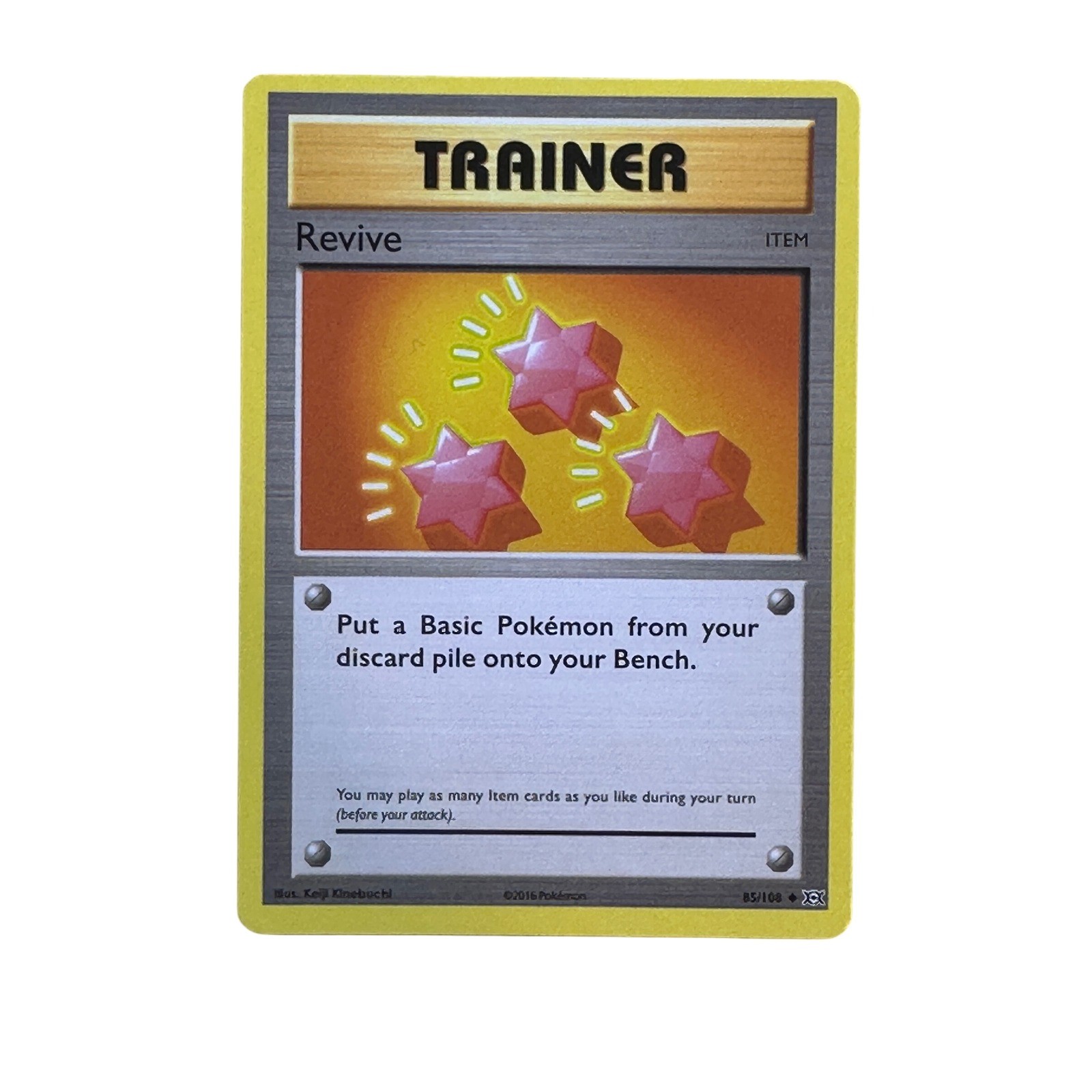 Pokemon Card Revive Trainer Item 85/168 Rare Near Mint 2016