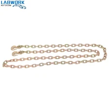 Grade 70 Truck 5/16" × 12' With Grab Hooks G70 Transport Binder Chain 4700 Lbs