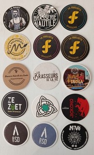 Lot 8 Sous bocks Bière bierdeckel posavasos sottobicchierri beer coasters