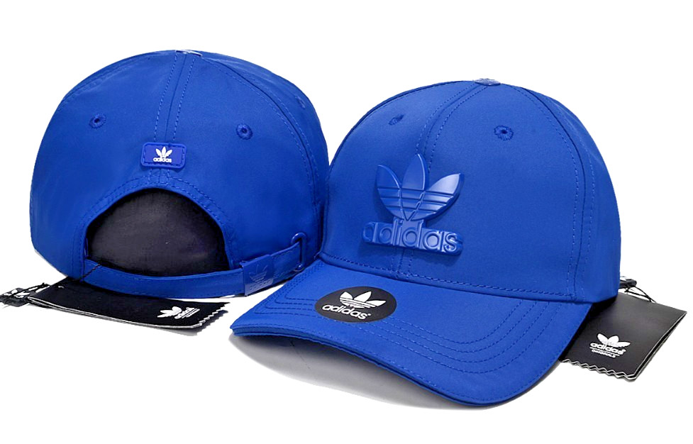 Dark Royal Blue Adidas Concept Baseball Cap w/Metal Logo on 