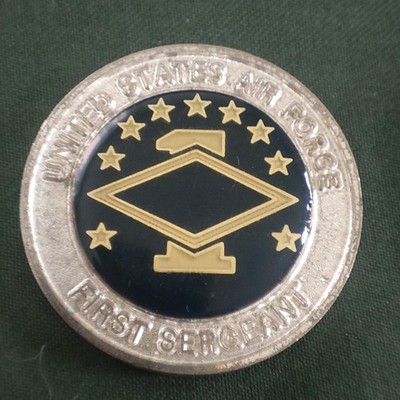 US Air Force Coin Challenge Coin Münze gebraucht 