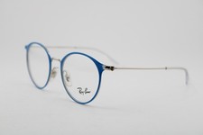 NEW RAY-BAN JUNIOR RB 1053 4068 BLUE SILVER AUTHENTIC EYEGLASSES 45-18