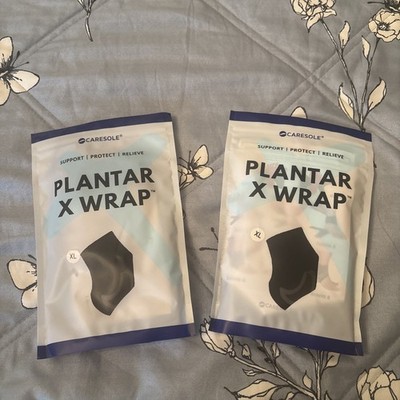 Caresole Plantar X Wrap, XL Right and Left foot NEW 