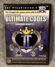 Kingdom Hearts Playstation PS2 Action Replay Ultimate Codes for Kingdom Hearts 2