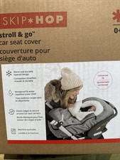 Skip Hop Stroll Go Winter Car Seat Cover Black