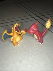 Vintage Tomy 1999 Pokemon 2" Charizard Charmeleon PVC Figure Lot