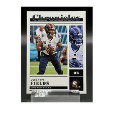 Panini 2022 Chronicles Justin Fields #24 Chicago Bears Base Set Football Card