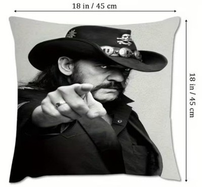 Kissenbezug Lemmy, 45x45 cm, Motörhead