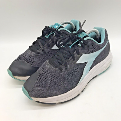 Diadora Kuruka 4 Running Shoes Women's 7 Gray 90248 Low Top Lace Up Sneakers