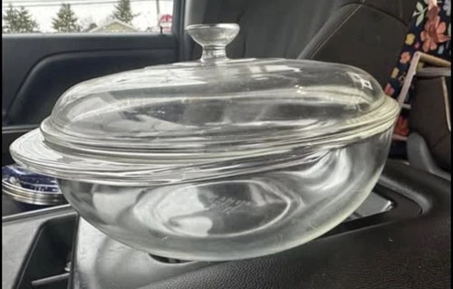 Pyrex Vintage 2 Quart Casserole Dish #232 7.25" x 11.75" x 1.75"