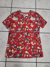 Looney Tunes christmas Scrub Top. Size Small. Great Condition