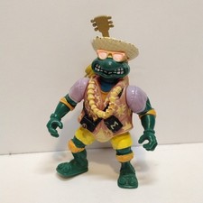 VINTAGE 1992 Teenage Mutant Ninja Turtles TMNT Hawaiian Beachcombin’ Mike Figure