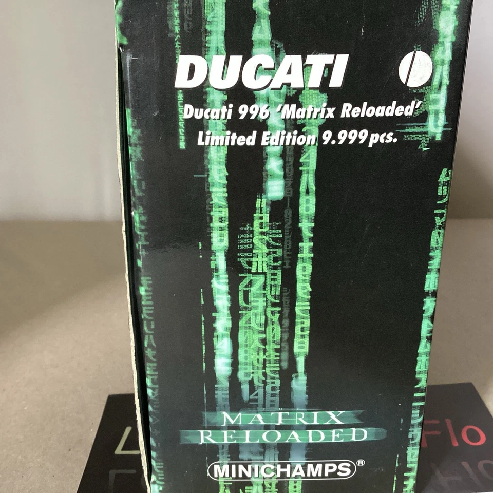 Minichamps 1/12 Collection Moto , Ducati 996 Matrix Reloaded - Photo 4/4