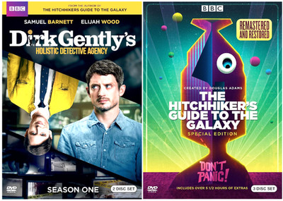BBC: DIRK GENTLY SEASON 1 / THE HITCHHIKER`S GUIDE TO THE GALAXY (DVD) BRAND NEW