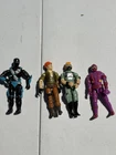 VINTAGE GI JOE USED figure lot x4 ARAH 1980s parts or restore