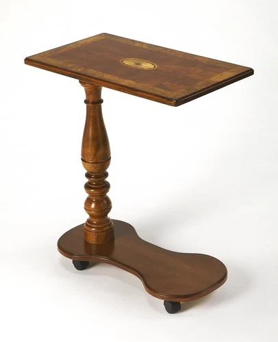 Butler Specialty Mobile Tray Table In Olive Ash Burl - Picture 1 of 3