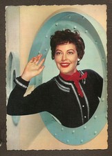 AVA GARDNER CARTOLINA D'EPOCA VERA CARTOLINA FOTOGRAFICA