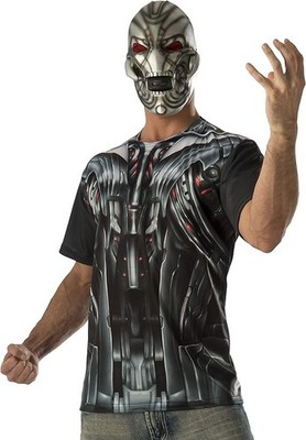 Rubies Costume Co Men's Avengers 2 Age of Ultron Adult Ultron T-Shirt and Mask