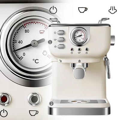 Edelstahl Siebträgermaschine,Professionelle Espressomaschine,Expresso Machine DE