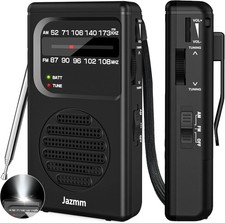 Portable Radio AM Fm,Battery Operated Radio with 3W Large Speaker,Transistor Rad