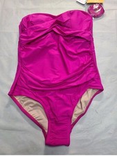 Women s Full Coverage Tummy Control Twist-Front One Piece Swimsuit Kona Sol 20
