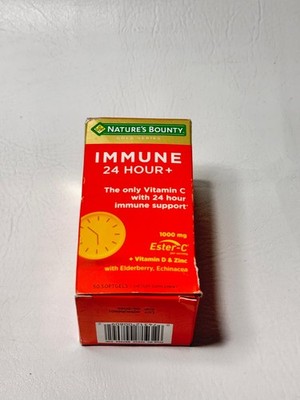 Pack of 5 Nature s Bounty Immune 24 Hour+ Vitamin C Ester-C 50 Softgels