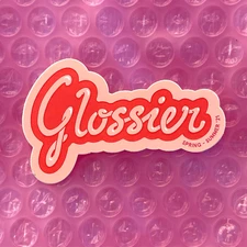 🍑 Glossier SPRING SUMMER 2021 Sticker - Brand New MINT