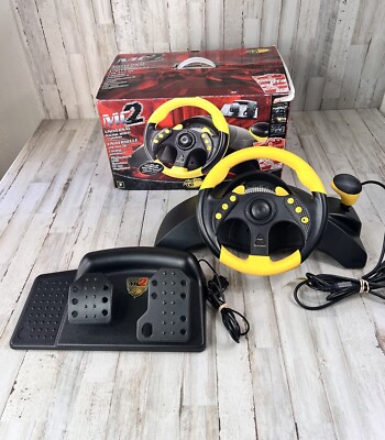 Mad Catz Universal MC2 Steering Wheel Game Controller Xbox GameCube Playstation