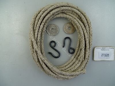 HIGH QUALITY BRAIDED 4 MM FLAXCORD FOR A FRENCH MORBIER COMTOISE OR LANTERN C...