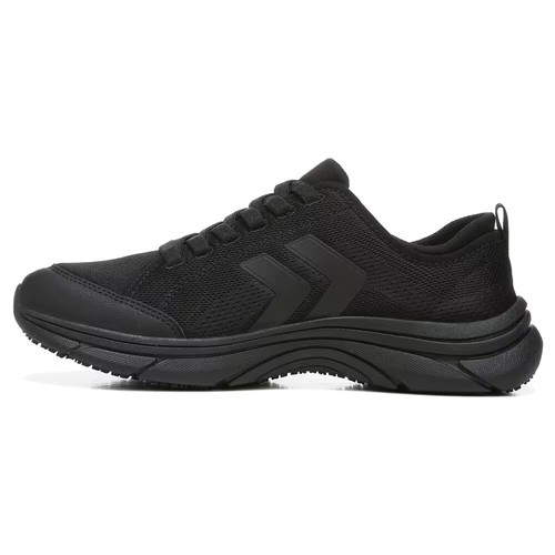 Dr. Scholl's Women's Non-Slip Arch Support Microbe Odor Shield Work Black Shoes - Picture 5 of 9