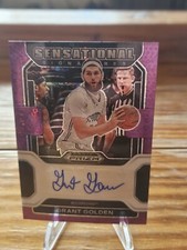 💥2022 Prizm Draft Picks Grant Golden Sensational Signatures Purple Auto /50