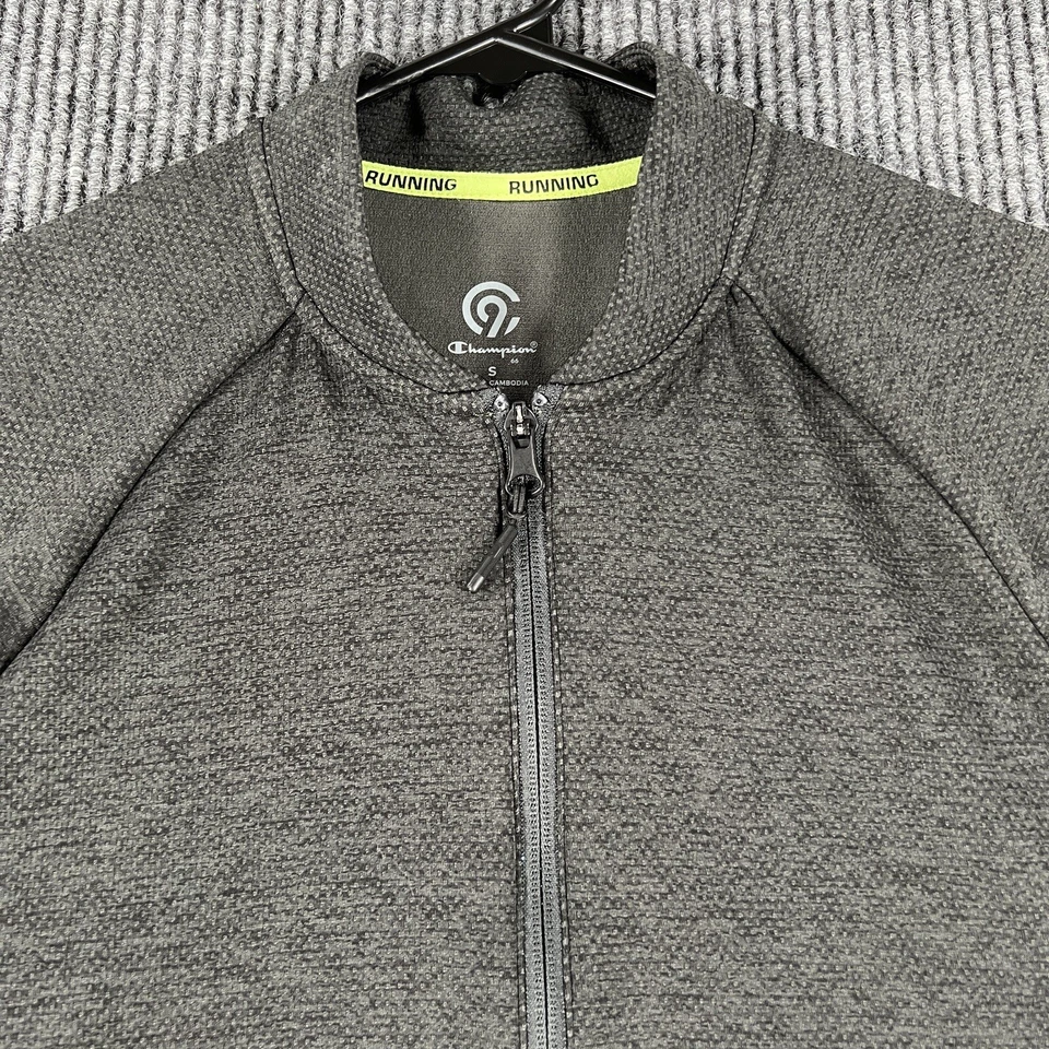 C9 Champion Shirt Mens Small Black Long Sleeve Lightweight 1/4 Zip Pullover - Image 2 of 4