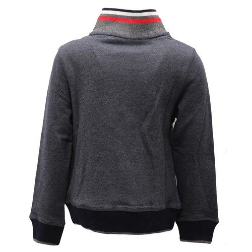 5347AE felpa bimbo boy GAUDI' blue melange cotton sweater kid - Picture 2 of 4