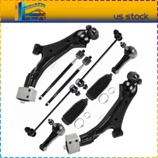 Front control arm ball joint tie rod end Steering sway bar For Saturn Vue 10Pcs