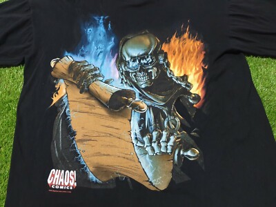 Rare Vintage 90s Megadeth Chaos Comics Rare Promo by giant T Shirt